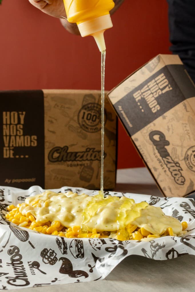 Maíz con salsa Chuzitos Gourmet