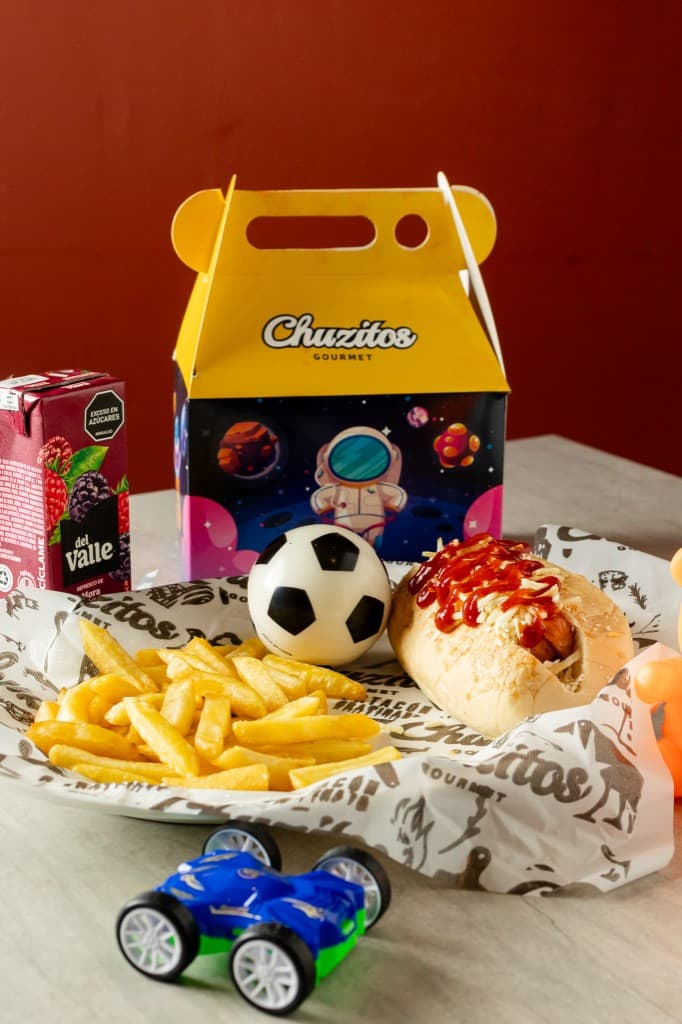 Menú infantil Chuzitos Gourmet